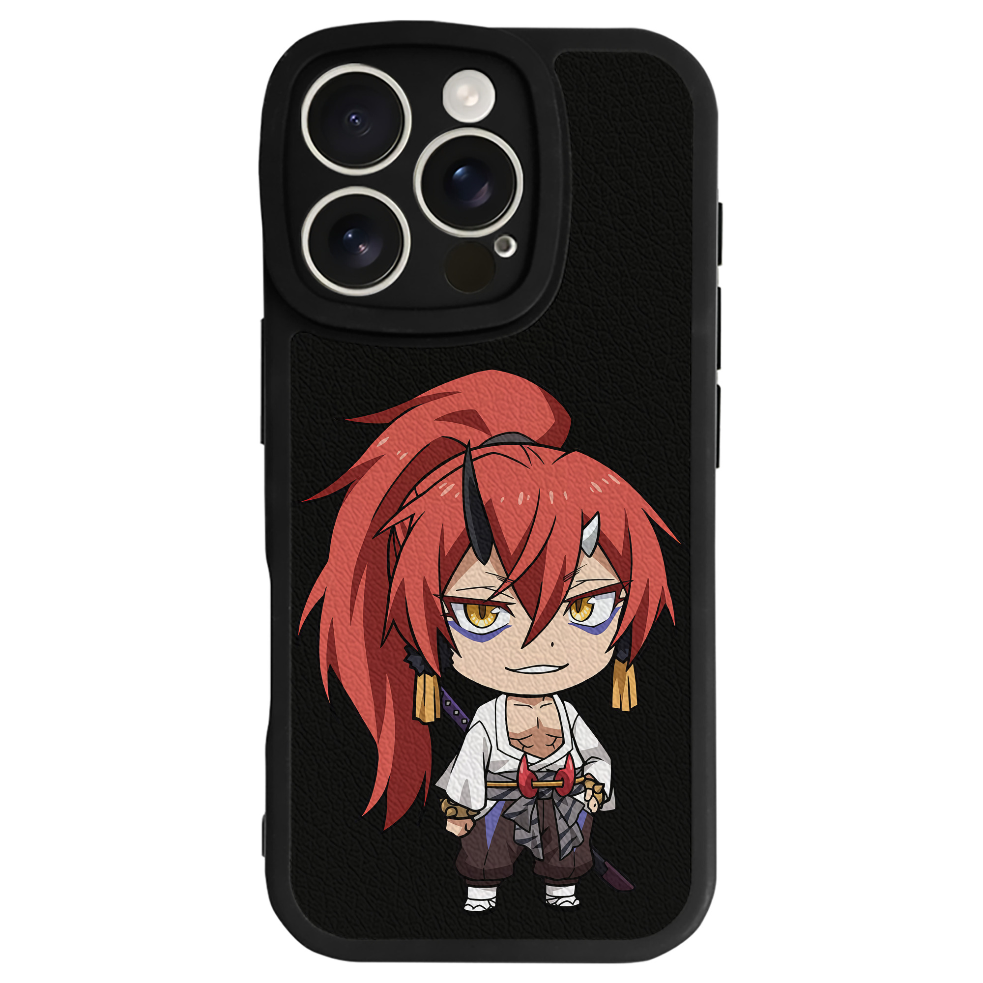 （画像用） 転スラ Regarding Reincarnated to Slime 【iPhone 16シリーズ対応】シリコンスマホケース（レザー調） 材質：シリコン